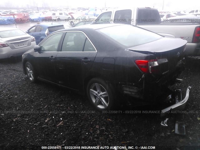 4T1BF1FKXEU355291 - 2014 TOYOTA CAMRY L/SE/LE/XLE 黑色 照片 3