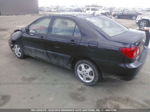 JTDBR32E970109222 - 2007 TOYOTA COROLLA CE/LE/S BLACK photo 3