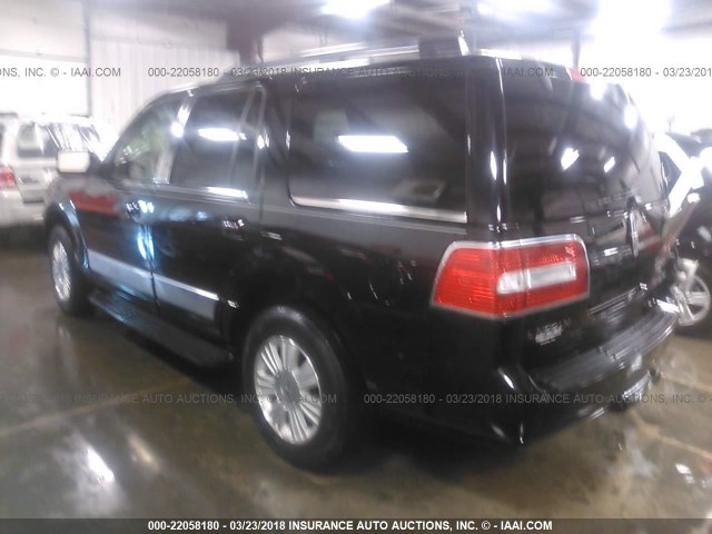 5LMFU28588LJ19993 - 2008 LINCOLN NAVIGATOR BLACK photo 3