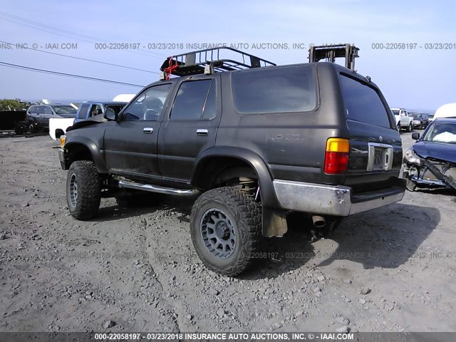 JT3VN39W0P0113154 - 1993 TOYOTA 4RUNNER VN39 SR5 BLACK photo 3