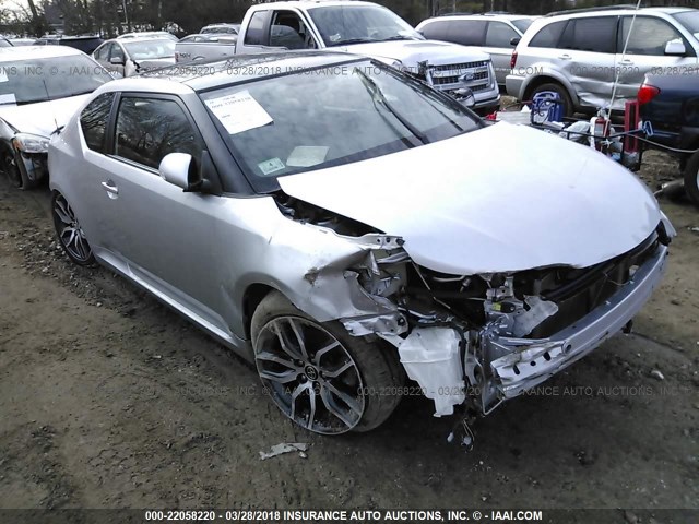 JTKJF5C73E3072141 - 2014 TOYOTA SCION TC 银色 照片 1