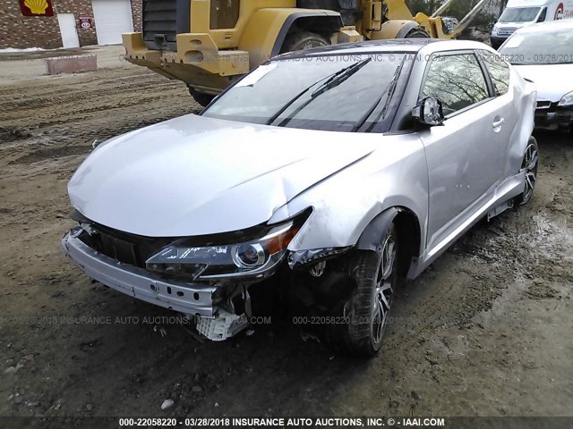 JTKJF5C73E3072141 - 2014 TOYOTA SCION TC 银色 照片 2