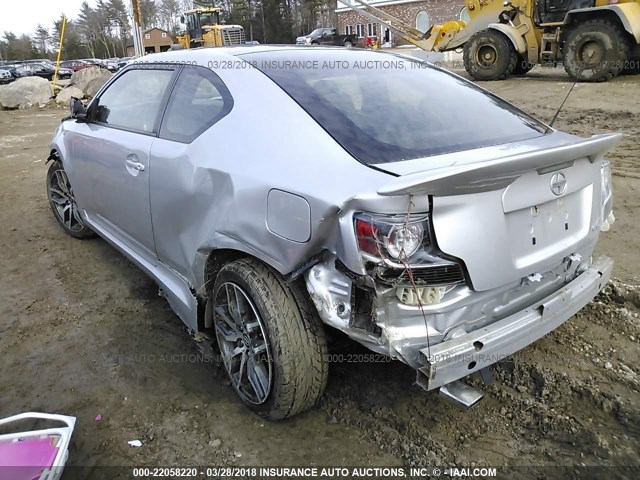 JTKJF5C73E3072141 - 2014 TOYOTA SCION TC 银色 照片 3