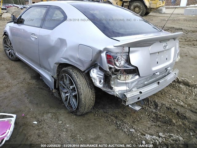 JTKJF5C73E3072141 - 2014 TOYOTA SCION TC 银色 照片 6
