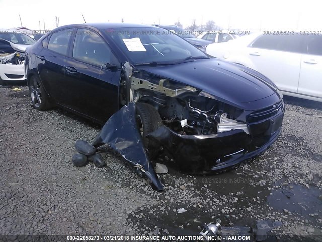 1C3CDFEBXED798493 - 2014 DODGE DART GT BLACK photo 1