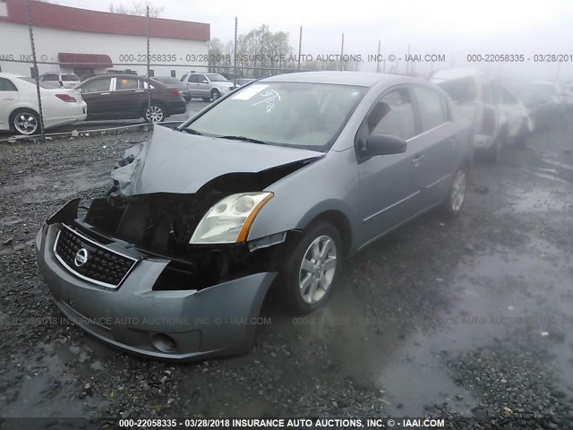 3N1AB61E28L612648 - 2008 NISSAN SENTRA 2.0/2.0S/2.0SL GRAY photo 2