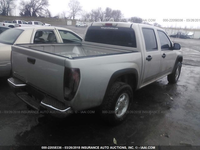 1GCDT136348221033 - 2004 CHEVROLET COLORADO SILVER photo 4