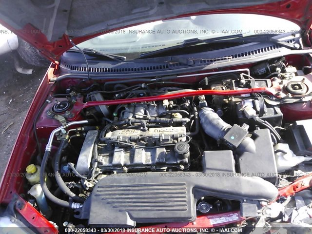 JM1BJ245521610447 - 2002 MAZDA PROTEGE PR5 红色 照片 10