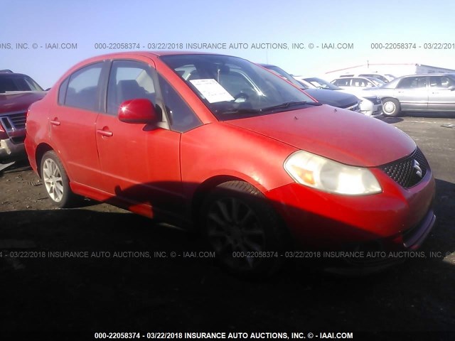 JS2YC417885100168 - 2008 SUZUKI SX4 TOURING RED photo 1