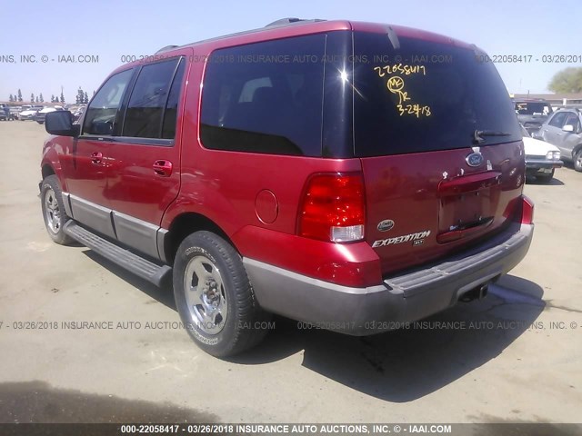1FMRU15WX3LA55455 - 2003 FORD EXPEDITION XLT RED photo 3