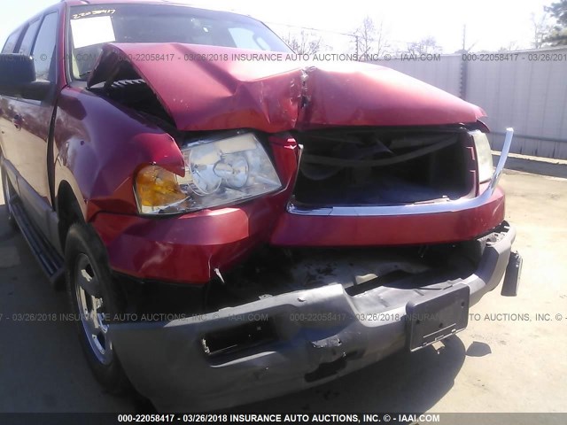 1FMRU15WX3LA55455 - 2003 FORD EXPEDITION XLT RED photo 6