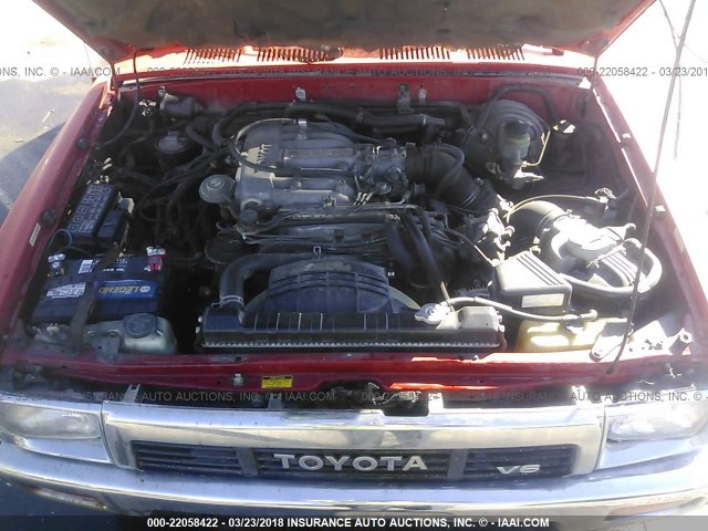 JT3VN39W2L0007380 - 1990 TOYOTA 4RUNNER VN39 SR5 红色 照片 10