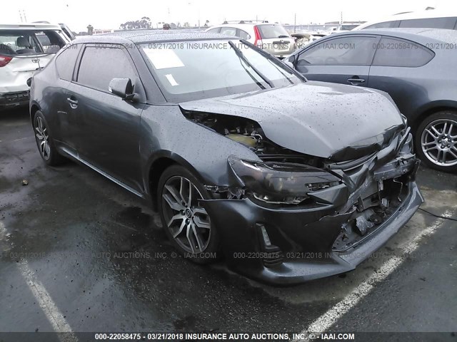 JTKJF5C7XE3072427 - 2014 TOYOTA SCION TC 灰色 照片 1