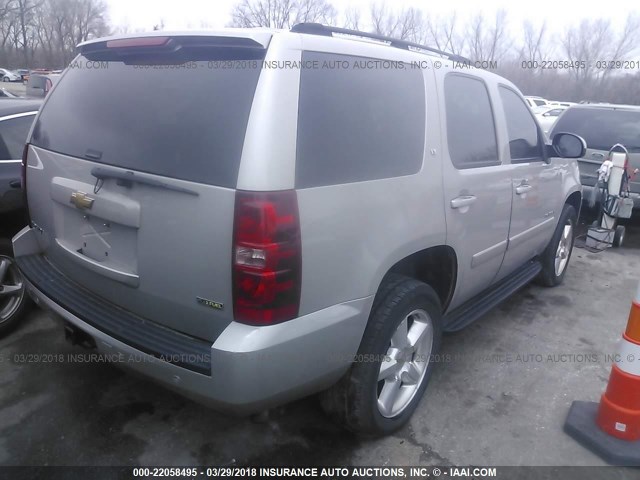 1GNFK130X7J264750 - 2007 CHEVROLET TAHOE K1500 Pewter photo 4