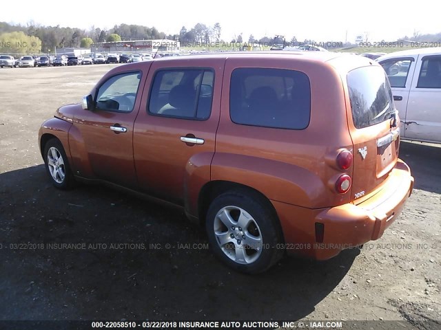 3GNDA23D87S623465 - 2007 CHEVROLET HHR LT ORANGE photo 3