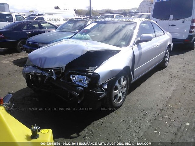 19UYA42421A013370 - 2001 ACURA 3.2CL SILVER photo 2