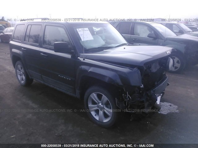 1C4NJRFB8FD136135 - 2015 JEEP PATRIOT LATITUDE BLACK photo 1