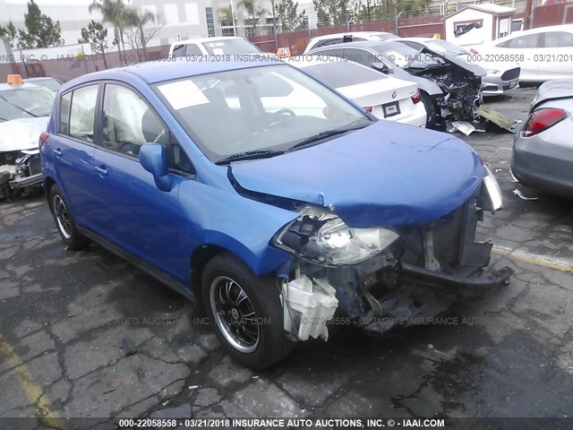 3N1BC13E77L370200 - 2007 NISSAN VERSA S/SL BLUE photo 1