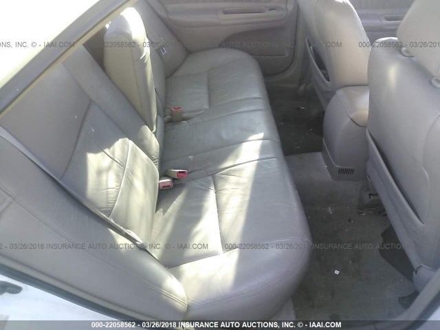 4T1BF32K02U007836 - 2002 TOYOTA CAMRY LE/XLE/SE WHITE photo 8