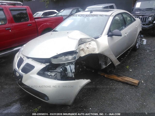1G2ZG57B494194730 - 2009 PONTIAC G6 TAN photo 2