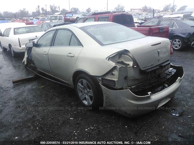 1G2ZG57B494194730 - 2009 PONTIAC G6 TAN photo 3