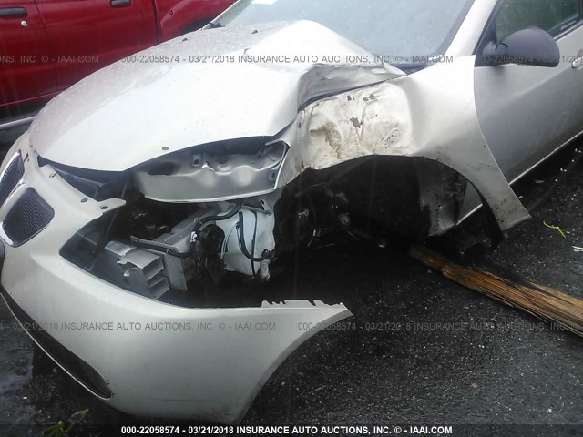 1G2ZG57B494194730 - 2009 PONTIAC G6 TAN photo 6