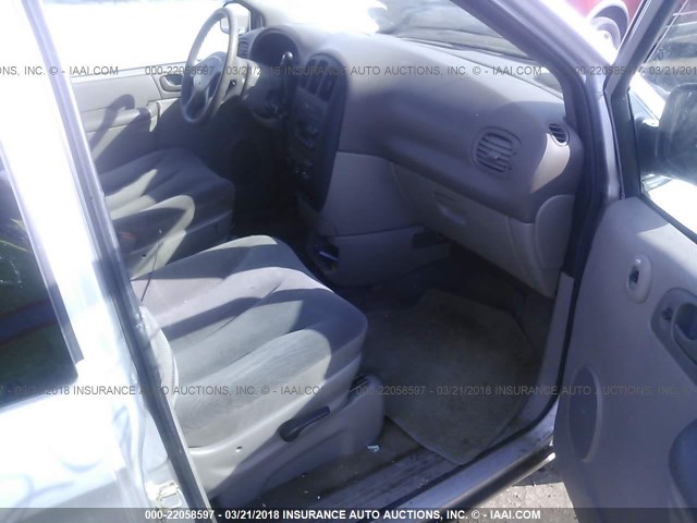 1D4GP24333B127167 - 2003 DODGE GRAND CARAVAN SE SILVER photo 5