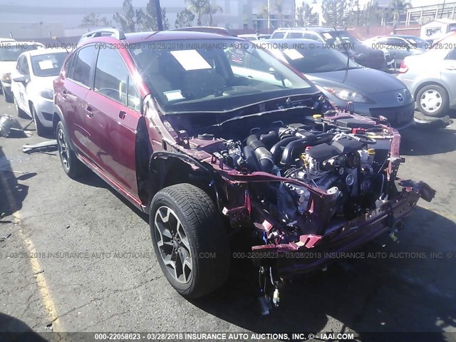 JF2GPABC7HH247456 - 2017 SUBARU CROSSTREK PREMIUM RED photo 1