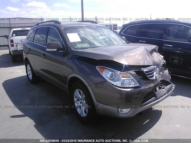 KM8NU4CC0CU185277 - 2012 HYUNDAI VERACRUZ GLS/LIMITED BROWN photo 1