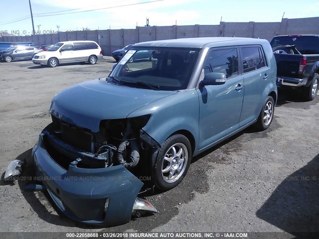 JTLKE50E081035778 - 2008 TOYOTA SCION XB მწვანე ფოტო 2