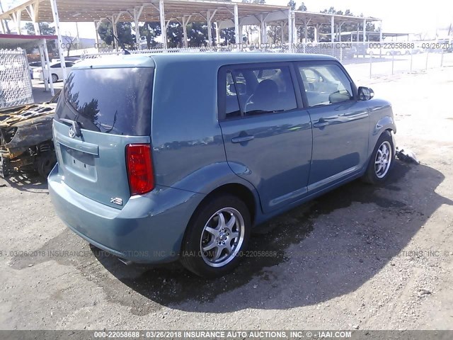 JTLKE50E081035778 - 2008 TOYOTA SCION XB მწვანე ფოტო 4