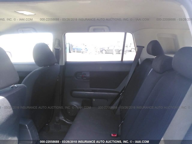 JTLKE50E081035778 - 2008 TOYOTA SCION XB მწვანე ფოტო 8