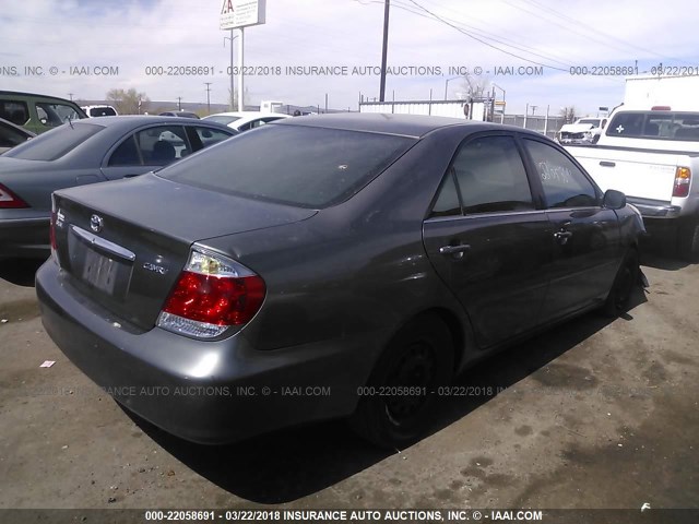 4T1BE32K95U968801 - 2005 TOYOTA CAMRY LE/XLE/SE GRAY photo 4