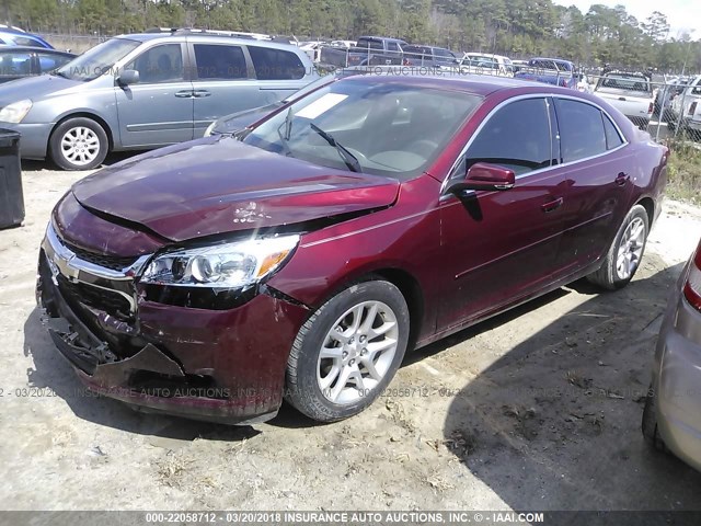 1G11C5SL9FF321422 - 2015 CHEVROLET MALIBU 1LT 勃艮第红 照片 2