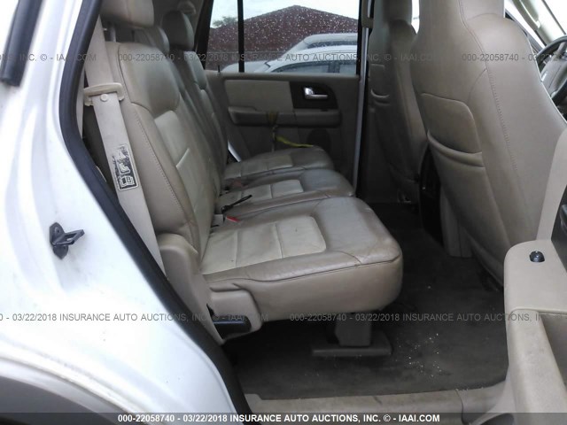 1FMRU17W23LA73283 - 2003 FORD EXPEDITION EDDIE BAUER WHITE photo 8