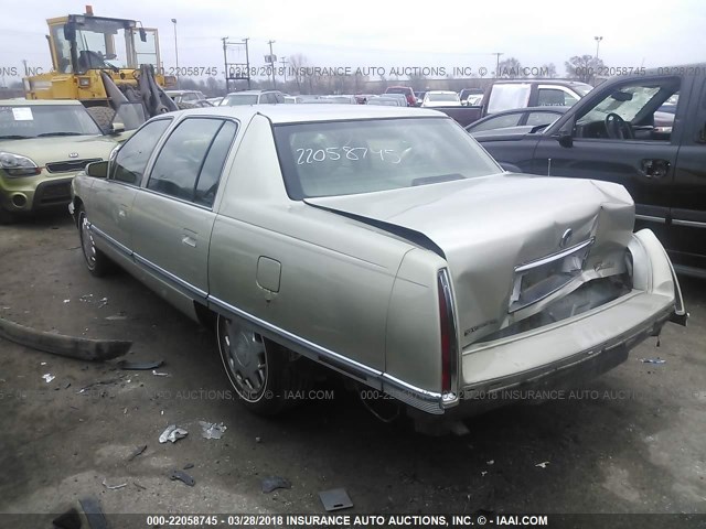 1G6KF5294TU227482 - 1996 CADILLAC DEVILLE CONCOURS GRAY photo 3