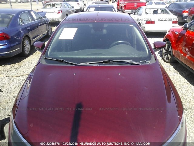 1C3CCCAB1FN634469 - 2015 CHRYSLER 200 LIMITED RED photo 6