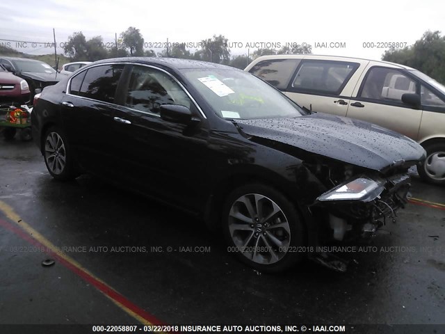1HGCR2E58FA087332 - 2015 HONDA ACCORD SPORT 黑色 照片 1
