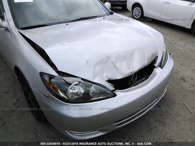 4T1BE32K73U199812 - 2003 TOYOTA CAMRY LE/XLE/SE GRAY photo 6