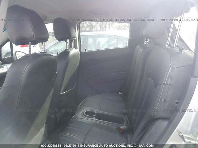 KL8CD6S99DC614008 - 2013 CHEVROLET SPARK 1LT Серебристый фото 8