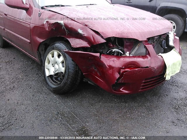 3N1CB51DX1L447528 - 2001 NISSAN SENTRA XE/GXE MAROON photo 6