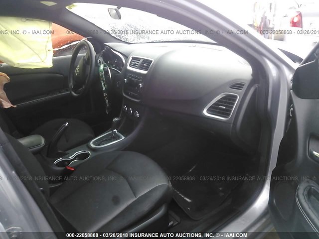 1C3CDZAB0EN129232 - 2014 DODGE AVENGER SE SILVER photo 5