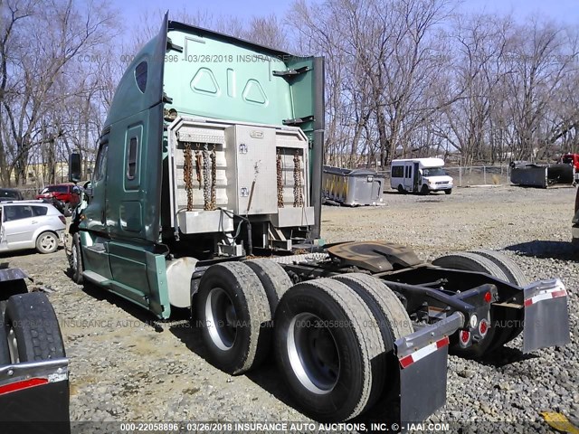 3AKJGLD59ESFU6499 - 2014 FREIGHTLINER CASCADIA 125  GREEN photo 3