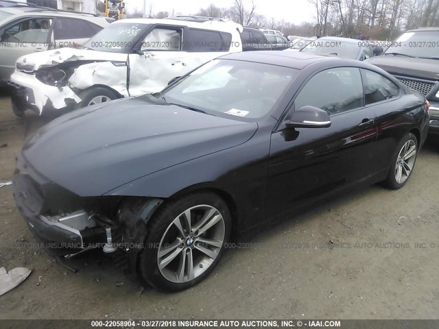 WBA3N9C53EF721408 - 2014 BMW 428 XI BLACK photo 2