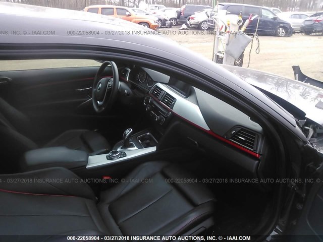 WBA3N9C53EF721408 - 2014 BMW 428 XI BLACK photo 5