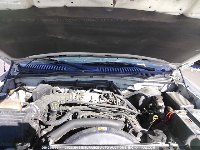 1FMZU75W64ZB28189 - 2004 FORD EXPLORER LIMITED 白色 照片 10
