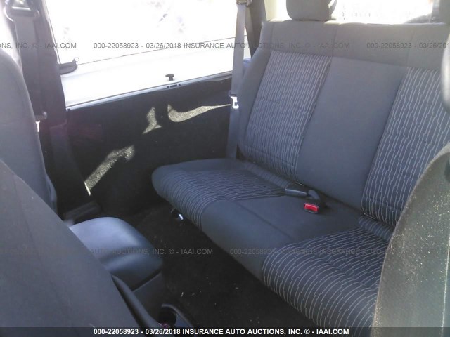 1J4AA2D11BL596103 - 2011 JEEP WRANGLER SPORT SILVER photo 8