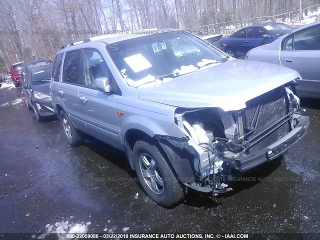 5FNYF18407B000395 - 2007 HONDA PILOT EX SILVER photo 1