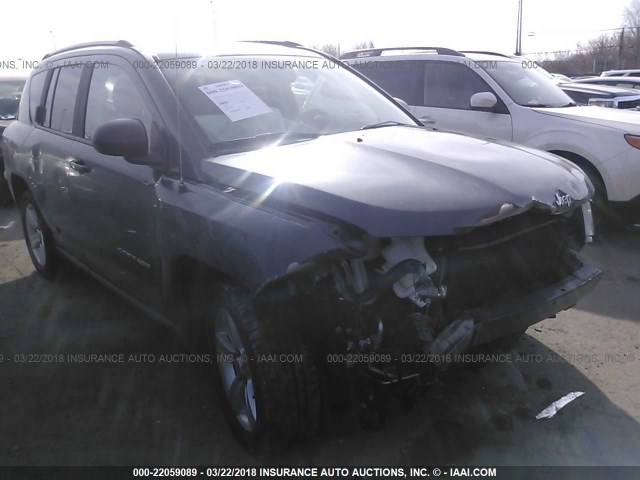 1C4NJDBB5GD535174 - 2016 JEEP COMPASS SPORT GRAY photo 1