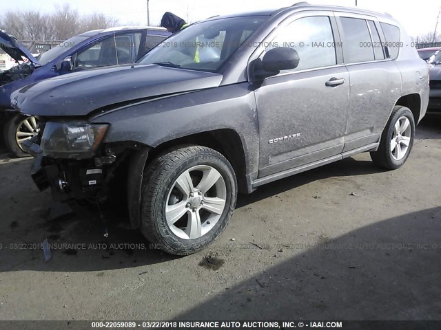 1C4NJDBB5GD535174 - 2016 JEEP COMPASS SPORT GRAY photo 2